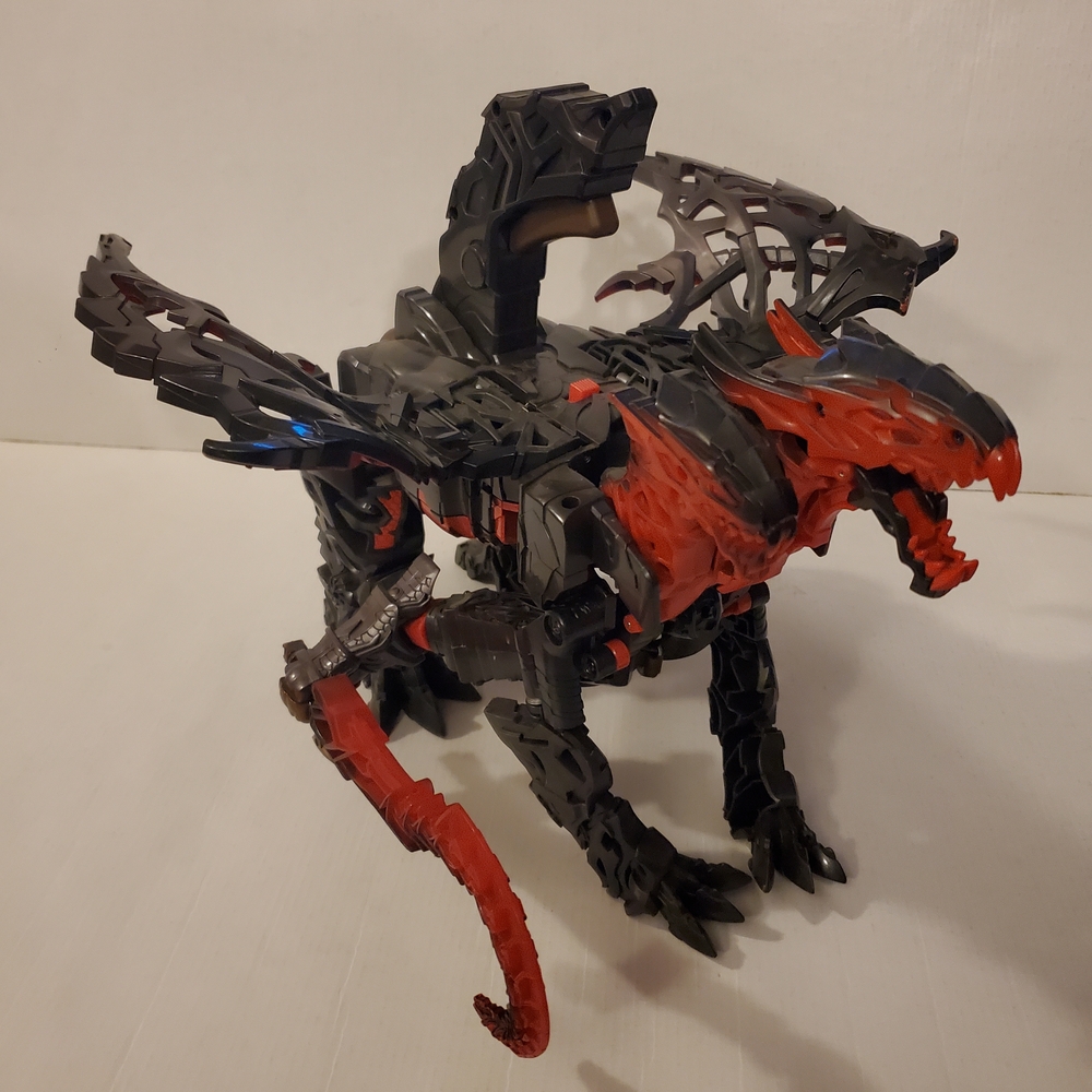 Transformers The Last Knight Mega 1 Step Turbo Changer Dragonstorm With Wings